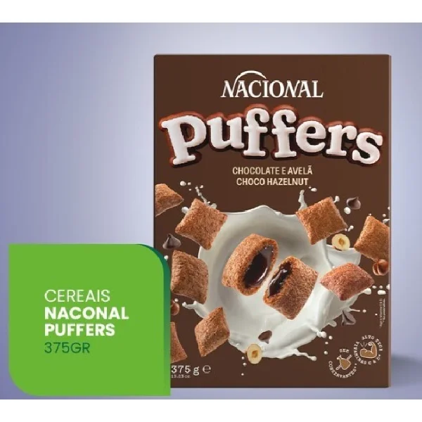 Nacional Puffers Avela E Choc 375gr