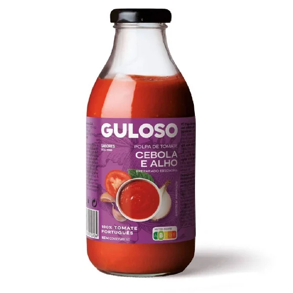 Guloso Polpa Tomate Cebola E Alho 500gr