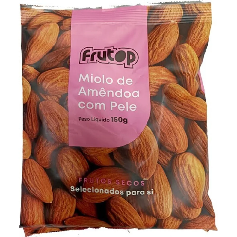 Frutop Miolo Amendoa Com Pele