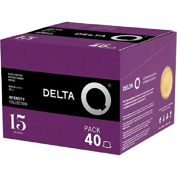 Delta Q Mythiq Nº15 Café (40 cápsulas)