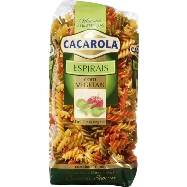Cacarola Espirais C/vegetais 500gr