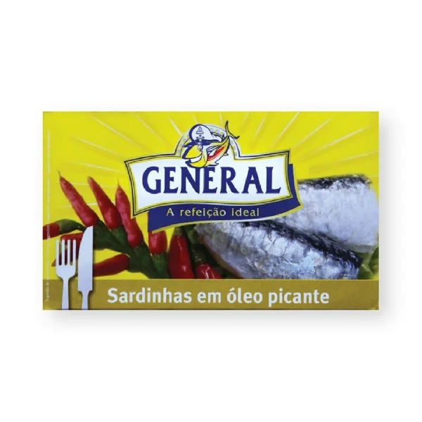 General Sardinhas Em Oleo C/piri Piri 120gr