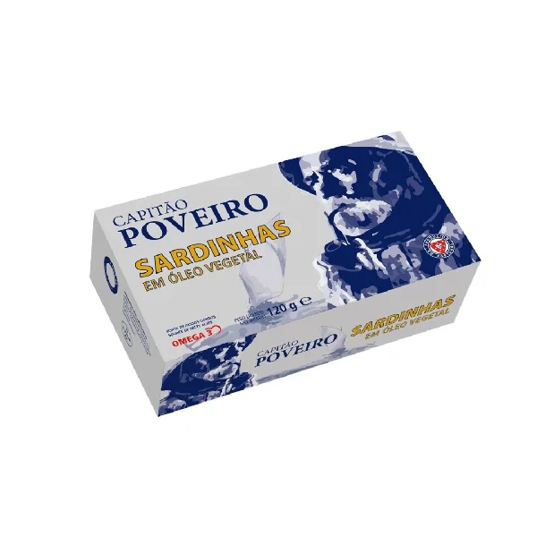 Capitao Poveiro Sardinhas Em Oleo 120gr
