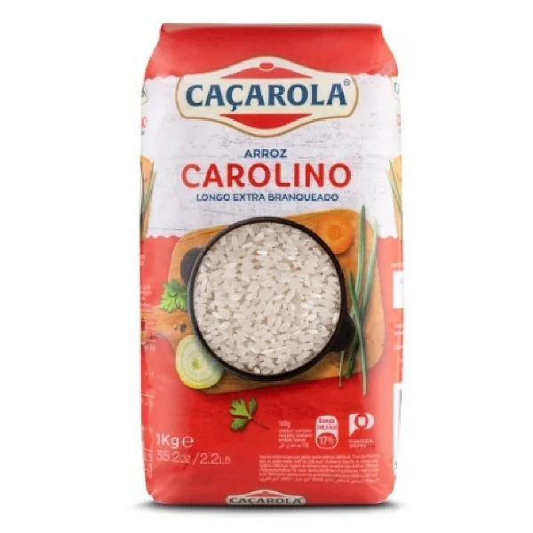 Cacarola Arroz Extra Longo Carolino 1kg