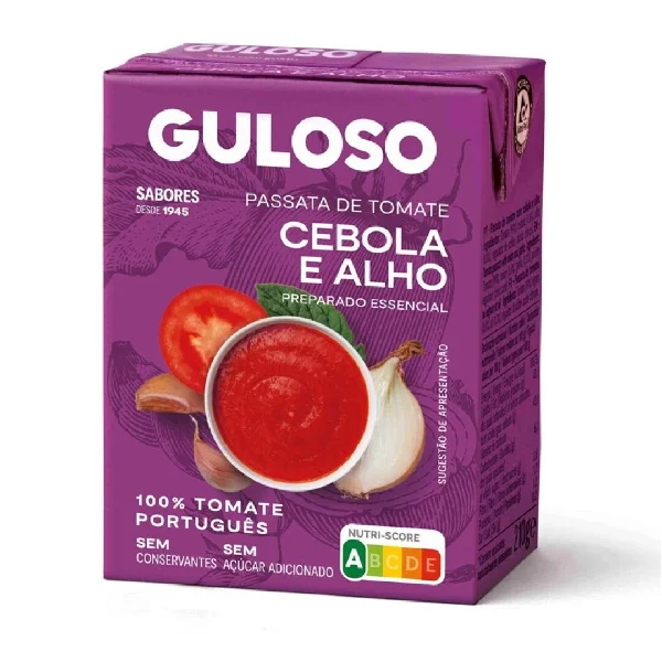Guloso Passata Tomate Cebola E Alho 210gr