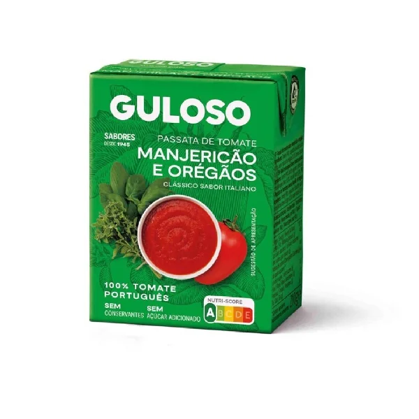 Guloso Passata Tomate Mangericao E Oregao 210gr